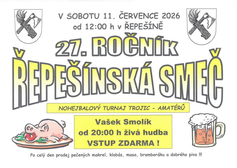27. ročník Řepešínská smeč